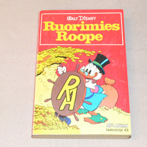 Aku Ankan taskukirja 43 Ruorimies Roope (1.p.)